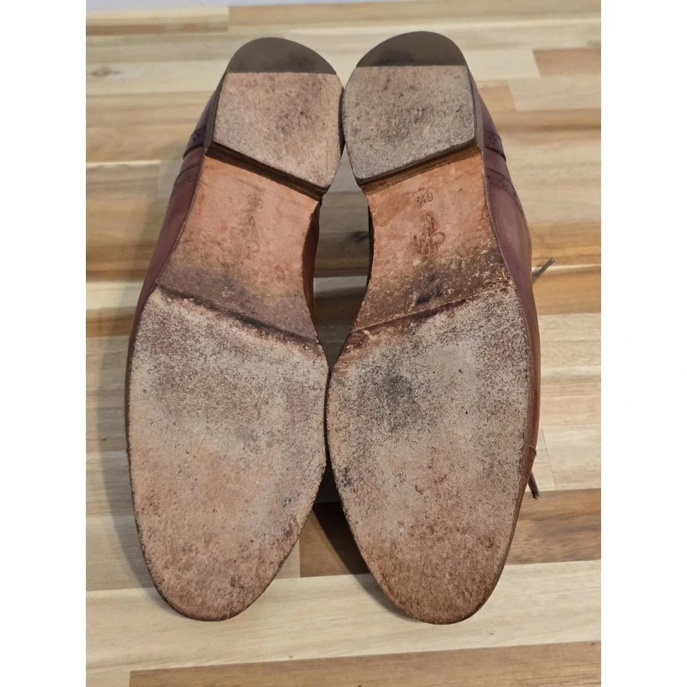 Cole Haan Men's Brown Leather Cap Toe Oxfords Shoes 8.5‎